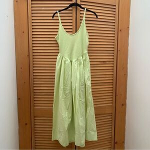 NWOT Free People Neon Yellow Maxi Size Small